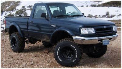 Husky Liners Fender Flares Extend-A-Fender Style 1993- 2011 Ford Ranger Excludes FX4 Front Rear 4-pc Black