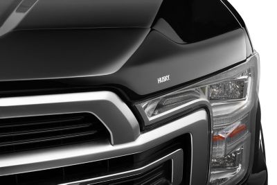 Image showing  Hood Protector 2015 - 2020 Ford F-150 Excludes Raptor Low Profile Deflector / Bug Shield - 1 pc. Smoke