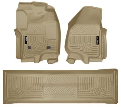 Image showing  Floor Mats 2011-2012 Ford F-250 F-350 SUPERCAB without Driver Side Foot Rest or Manual Shifter