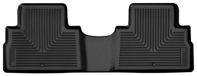 Image showing  X-act Contour Floor Mats 2020 - 2025 Palisade 2nd Row 1-pc Black
