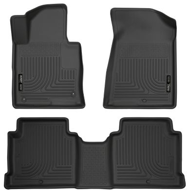 Husky Liners Weatherbeater Floor Mats 2015 - 2019 Hyundai Sonata Excludes Hybrid 2016 - 2020 Kia Optima
