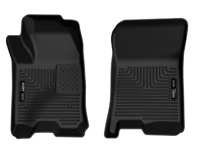 Husky Liners X-act Contour Floor Mats 2024 - 2025 Chevy Colorado GMC Canyon CREW CAB ONLY Front Row 2-pc Black