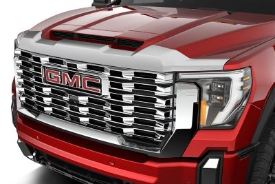 Husky Liners Aeroskin Hood Protector 2004 - 2008 Ford F-150 Low Profile Deflector / Bug Shield - 1 pc. Chrome