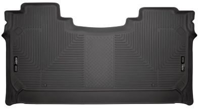 Husky Liners Weatherbeater Floor Mats 2019 - 2025 Dodge Ram 1500 CREW CAB ONLY with Factory Storage box 2nd Row 1-pc Black