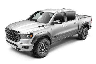 Husky Liners Fender Flares Pocket Style 2019 - 2024 Ram 1500 Excludes Rebel And TRX Models Front Rear 4-pc Black