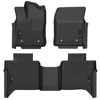 Husky Liners X-act Contour Floor Mats 2022 - 2025 Toyota Tundra CREWMAX CAB ONLY Front 2nd Row 3-pc Black