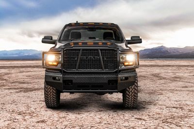 Image showing  Lightshield PRO 2019 - 2025 Dodge Ram 2500 / 3500 Excludes Sport Hood 1 pc., Black