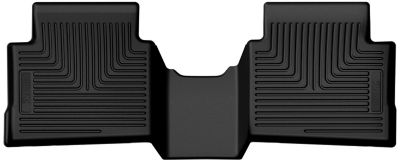 Image showing  X-act Contour Floor Mats 2024 - 2025 Hyundai Kona 2nd Row 1-pc Black