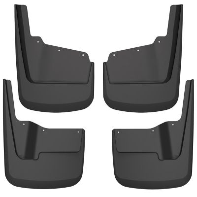 Husky Liners Custom Mud Guards 2020 - 2025 GMC Sierra 2500 3500 HD Excludes Dually Front Rear Set 4-pc Black
