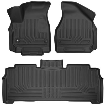Husky Liners Floor Mats 2017-24 Chrysler Pacifica Touring Touring L Touring L Plus 2025 Select 2020-25 Chrysler Voyager