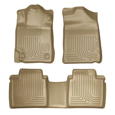 Husky Liners Weatherbeater Floor Mats 2007 - 2011 Toyota Camry Front 2nd Row 3-pc Tan
