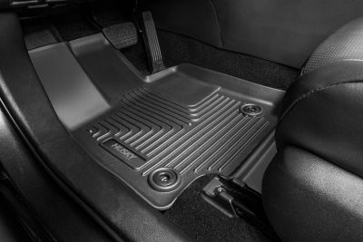 Image showing  Weatherbeater Floor Mats 2019 - 2025 Toyota RAV4 Front Row 2-pc Black