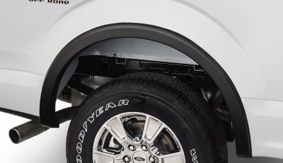 Image showing  Fender Flares OE Style 2015 - 2017 Ford F-150 Excludes Models with Tech Pkg Front Rear 4-pc Black