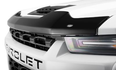 Image showing  Hood Protector 2016 - 2018 Chevy Silverado 1500 2019 Chevy Silverado 1500 LD - 1 pc. Smoke