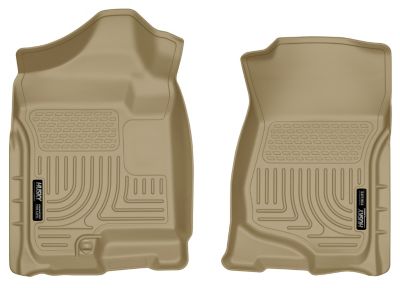 Husky Liners Floor Mats 2007-2014 Cadillac Escalade ESV GMC Yukon Chevy Suburban 1500 Tahoe Silverado/Sierra Tan