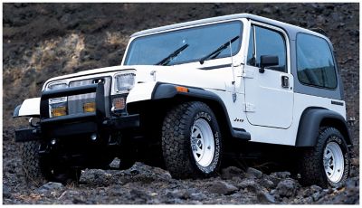 Husky Liners Fender Flares Extend-A-Fender Style 1987 - 1995 Jeep Wrangler YJ Excludes Renegade Model Black