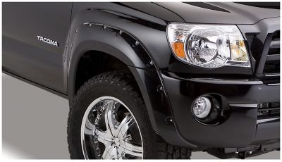 Image showing  Fender Flares Pocket Style 2005 - 11 Toyota Tacoma Front Rear 4-pc Black