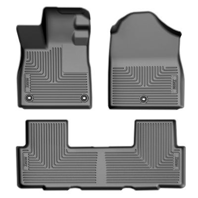 Image showing  Weatherbeater Floor Mats 2026 Honda Passport Front Rear 3 pc., Black