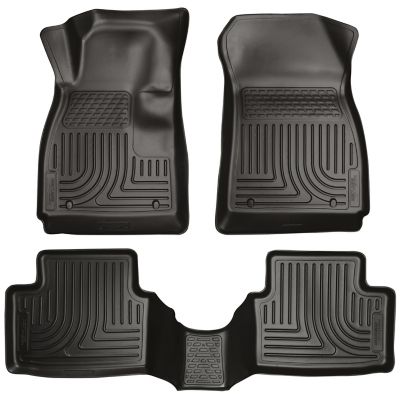 Husky Liners Weatherbeater Floor Mats 2012 - 2020 Chevy Sonic Front 2nd Row 3-pc Black