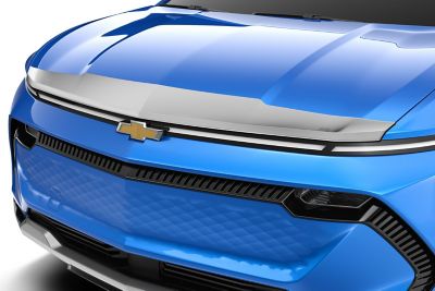 Husky Liners Aeroskin Hood Protector 2024 - 2025 Chevy Equinox EV Low Profile Deflector / Bug Shield - 1 pc. Chrome