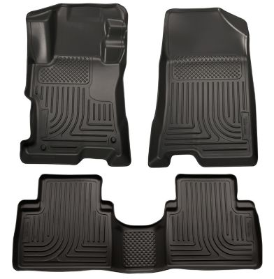 Husky Liners Weatherbeater Floor Mats 2014 - 2015 Kia Sorento Front 2nd Row 3-pc Black