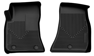 Husky Liners X-act Contour Floor Mats 2016 - 2024 Dodge Challenger Rear Wheel Drive only Front Row 2-pc Black