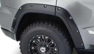 Image showing  Fender Flares Pocket Style 2011 - 2016 Jeep Grand Cherokee Does Not Fit SRT8 Models Black