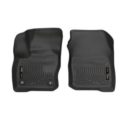 Image showing 0 th Husky Liners X-act Contour Floor Mats 2012 - 2015 Ford Focus Front Row 2-pc Black