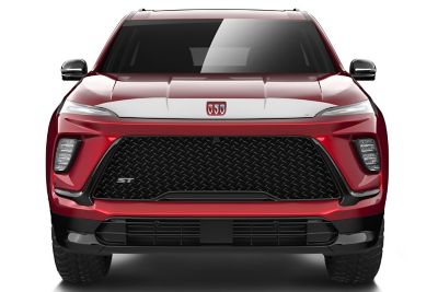 Image showing 1 th Husky Liners Aeroskin Hood Protector 2025 Buick Enclave Low Profile Deflector / Bug Shield - 1 pc. Chrome