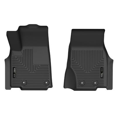 Husky Liners X-act Contour Floor Mats 2022 - 2025 Jeep Grand Cherokee Includes 21-24 L Model Front Row 2-pc Black