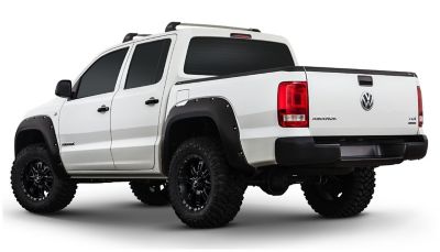 Husky Liners Fender Flares Pocket Style 2011 - 2016 Volkswagen Amarok Does Not Fit 878 in. Bed Front Rear 4-pc Black