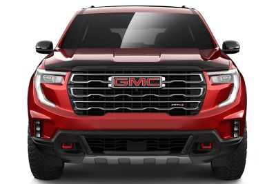 Image showing 1 th Husky Liners Aeroskin Hood Protector 2024 - 2025 GMC Acadia Low Profile Deflector / Bug Shield - 1 pc. Smoke