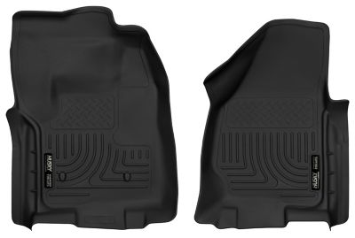 Husky Liners X-act Contour Floor Mats 12-16 Ford F-250/F-350 Standard Cab with Drivers Side Foot Rest Manual Transfer Case