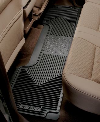 Image showing 1 th Husky Liners Heavy Duty Floor Mats 1988 - 1999 Chevy C1500/K1500 1988 - 2000 Chevy C2500/K2500 Front Row 2-pc Black