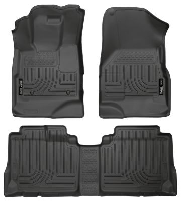 Husky Liners Weatherbeater Floor Mats 2010 - 2017 Chevy Equinox GMC Terrain Front 2nd Row 3-pc Black