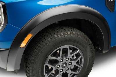 Image showing  Fender Flares Extend-A-Fender Style 2024 - 2025 Ford Ranger Front Rear 4-pc Black