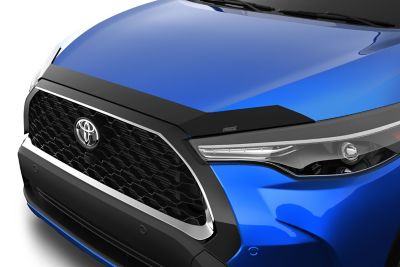 Husky Liners Aeroskin Hood Protector 2022 - 2025 Toyota Corolla Cross Low Profile Deflector / Bug Shield - 1 pc. Smoke