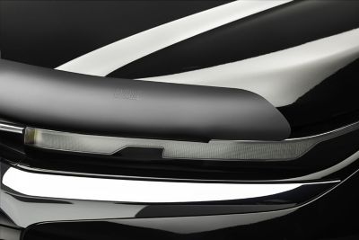 Image showing  Hood Protector 2018 - 2025 Chevy Traverse High Profile / Bug Shield - 1 pc. Smoke