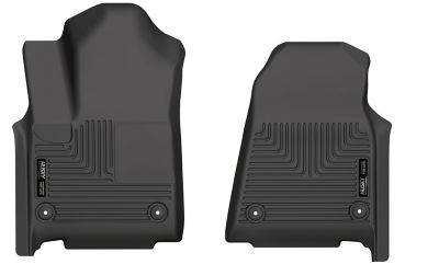 Husky Liners Weatherbeater Floor Mats 2022 - 2025 Jeep Wagoneer with 2nd Row Bucket Seat Front Row 1-pc Black