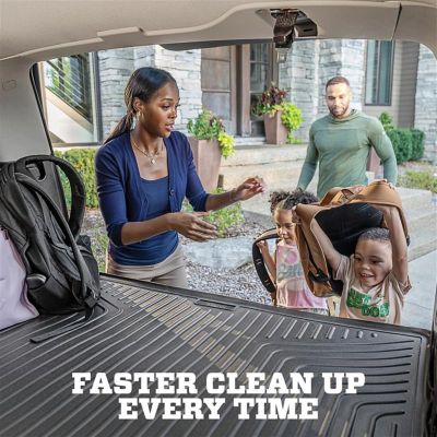 Image showing 3 th Husky Liners Weatherbeater Cargo Liner 2018 - 2025 BMW X3 To Back of 2nd Row Seat 1 pc. Black