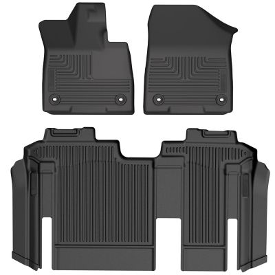 Husky Liners Weatherbeater Floor Mats 2021 - 2025 Toyota Sienna 2nd Row Bench Seats Front 2nd Row 3-pc Black