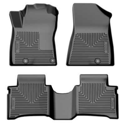 Husky Liners Weatherbeater Floor Mats 2023 - 2025 Kia Niro Hybrid Front 2nd Row 3-pc Black