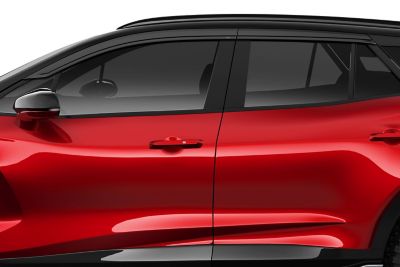 Image showing  Low Profile Ventvisor Rain Guards 2024 - 2025 Chevy Blazer EV Front Rear Smoke 4-pc