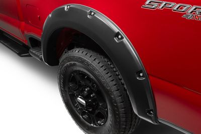 Image showing  Fender Flares Pocket Style 2024 - 2025 Ford F-250 Super Duty 2024 - 2025 Ford F-350 Super Duty Black
