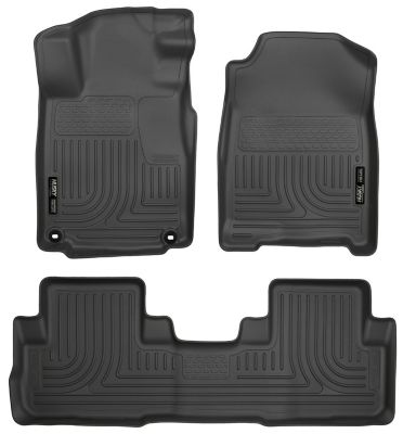 Husky Liners Weatherbeater Floor Mats 2015 - 2016 Honda CR-V Front 2nd Row 3-pc Black