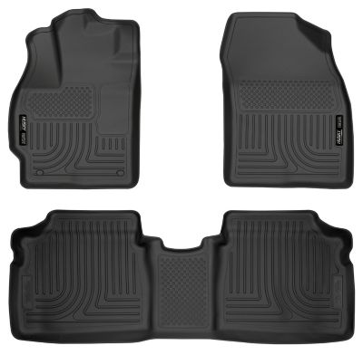 Husky Liners Weatherbeater Floor Mats 2010 - 2014 Toyota Prius Front 2nd Row 3-pc Black