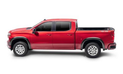 Image showing  Fender Flares OE Style 2019 - 2025 Chevy Silverado 1500 Excludes ZR2 Front Rear 4-pc Black