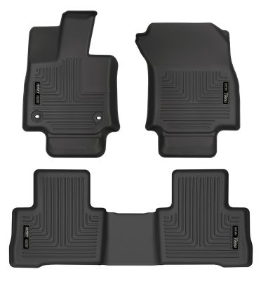 Husky Liners Weatherbeater Floor Mats 2021 - 2024 Toyota Venza Front 2nd Row 3-pc Black
