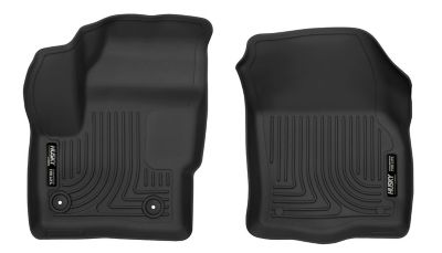 Image showing  Weatherbeater Floor Mats 2015 - 2019 Lincoln MKC Front Row 2 pc., Black