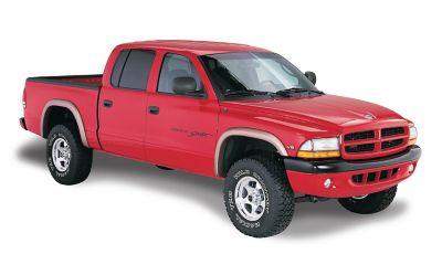 Husky Liners Fender Flares Extend-A-Fender Style 1997 - 2004 Dodge Dakota Front Rear 4-pc Black
